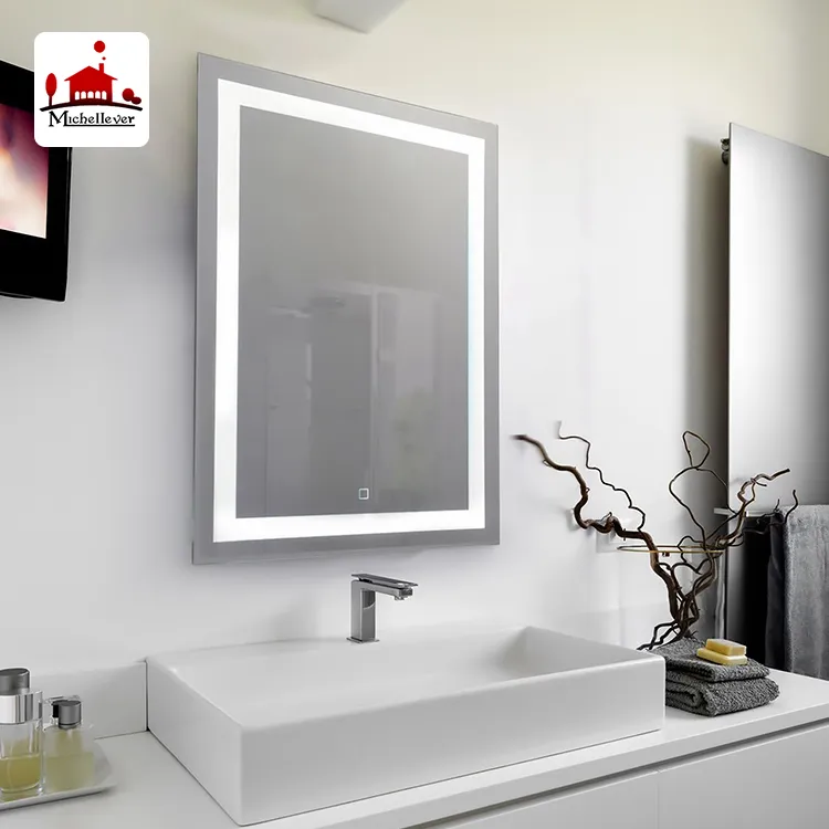 Etl Standard China LED Bades piegel beleuchteten Kosmetik spiegel mit Lichtern Wand nebel frei beleuchtet beleuchtet beleuchteten Badezimmers piegel Anti-Fog