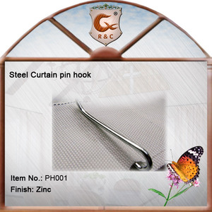 Manufacture High Quality <strong>Curtain</strong> <strong>Hooks</strong> Metal Steel <strong>Curtain</strong> Pin <strong>Hooks</strong> for <strong>Curtain</strong> - Product Image 4