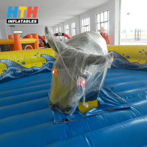 Tobogán Inflable Crazy Bull Ride Marca <span class=keywords><strong>HTH</strong></span>, 5m de Diámetro, Capacidad de 600kg, 1 Persona, Material PVC, Garantía de 3 Años, Soplador de 750W - Product Image 6