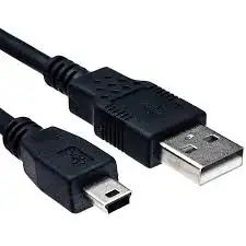OEM Schwarz PVC USB Ein Stecker auf 3A Mini Micro USB Buchse Erweiterung Datenkabel