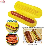 Haute qualité écologique manuel en plastique BBQ Grill Cutter pratique deux tailles Hot Dog saucisse trancheuse outil de cuisine