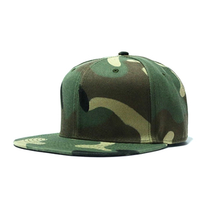 China supplier flat brim Camo custom Snapback hat - Product Image 1