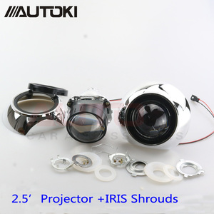 Trang Trí Xe Hơi Trang Bị Thêm HID Bixenon Chiếu Đèn Pha Lens Ô Tô Đèn Pha Lens Kit + Iris Liệm - Product Image 2