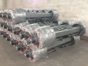 Lowbed Trailer Lowboy Trục Fuwa Trailer Trục - Product Image 4