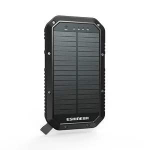 Caricador solare es982, 20000mah, powerbank 2022, alta capacidade, passagem por carregamento, banco de carga