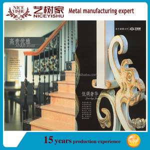 barandilla escaleras diseña / barandillas de los balcones de interiores de hierro forjado pasamanos de <span class=keywords><strong>la</strong></span> escalera - Product Image 4