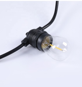 Heavy Duty 50M 100M 240V Bên Ngoài Festoon Chuỗi Ánh Sáng Edison Ngoài Trời Màu 15M 25M 30M 40M Festoon Cafe <span class=keywords><strong>Lights</strong></span> - Product Image 3