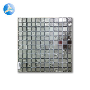 Bạc Đa Mô Hình Thủy Tinh <span class=keywords><strong>Mosaic</strong></span> Gạch cho Phòng Tắm và Nhà Bếp - Product Image 2