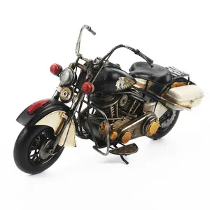 Home Decor Halley Motorcycle Model Toy Metal Decoration Craft Gift Office Decor Classic Metal Craft