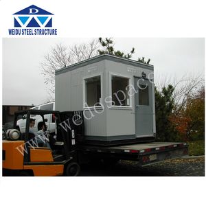 การออกแบบกระท่อมยามรักษาความปลอดภัยสแตนเลสแบบพกพา - Product Image 3