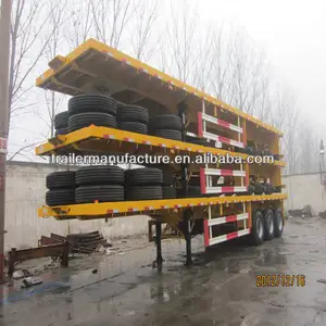 Manufacturer Tongya Skeleton container semi trailer truck