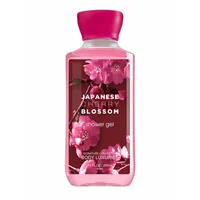 Gel de ducha orgánico para Hotel, etiqueta Personal japonesa con flor de cerezo