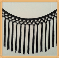 Vente en gros directe usine : Dentelle à franges et garniture en coton de 2 pouces pour vêtements et tapis