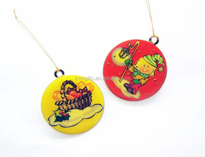 Diseño propio más Popular exquisito acero 50*56mm redondo cristiano religioso con patrones adorno de Navidad para la decoración del hogar - Product Image 2