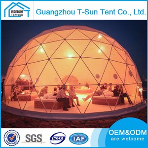 Forma hermosa Estructura de Metal Cúpula Geodésica Casa Mejor Familia tienda de Campaña Cúpula Pantalla Media Esfera - Product Image 3