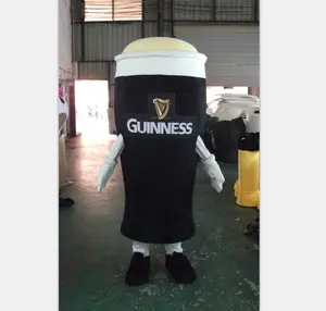 Client own design custom Beer bottle cup mascot costume