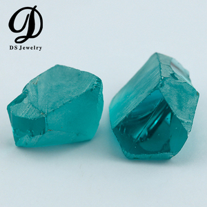 Precios de fábrica de Rough Nanosital áspero aguamarina piedra creativo gemas crudo azul Nano piedra - Product Image 2