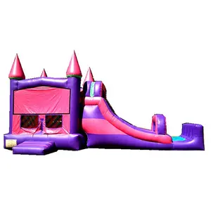 Kastil Pantul Tiup untuk Anak, Kastil Pantul Dengan Kolam, Istana Pantul Bahan Tiup untuk Anak-anak