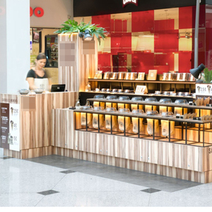 Estante de exhibición de caramelo de madera de Piso de Diseño dulce, soporte de exhibición para tienda de dulces - Product Image 4