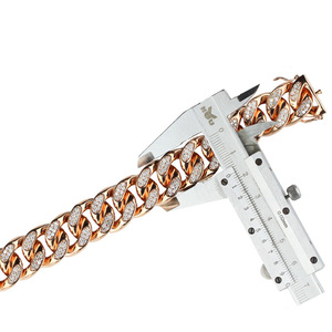 Dernière iced out dubai nouvelle conception de <span class=keywords><strong>la</strong></span> chaîne d'or pour les hommes 20 grammes or collier conceptions - Product Image 3