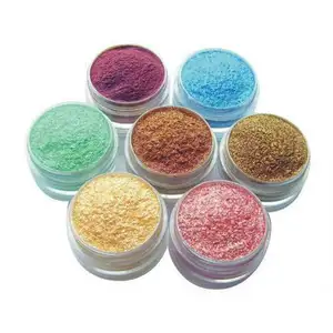 Gekleurde mica poeder parel pigment effect pigment voor cosmetica/plastic/hars/coating/lederen