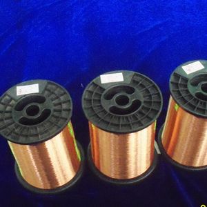 Alambre de aluminio revestido de cobre esmaltado de China, alambre de bobinado Cca, alambre redondo de aluminio esmaltado - Product Image 2