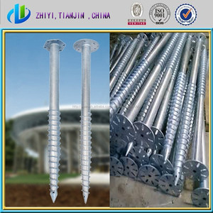 2015 hot venta galvanizado en caliente espárragos perno y tornillo pilas y suelo anclas - Product Image 2