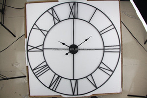 <span class=keywords><strong>Horloge</strong></span> murale grande taille antique <span class=keywords><strong>horloge</strong></span> 30 pouces chiffre Romain <span class=keywords><strong>horloge</strong></span> extérieure - Product Image 5