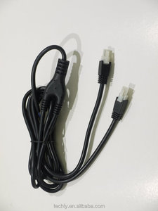 Custom Wholesale 2464 18Awg 2 Pin <b>Mini</b> Fit DC Output VDE Power Cable Assembly for Electronic Applications - Product Image 4