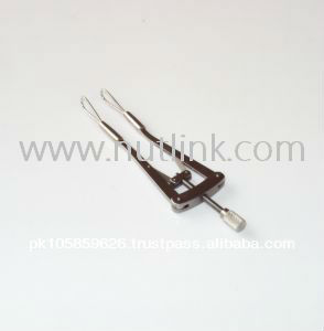 Autorretractor oftálmico Alm, instrumento quirúrgico manual de acero inoxidable con bucles para procedimientos oculares - Product Image 1