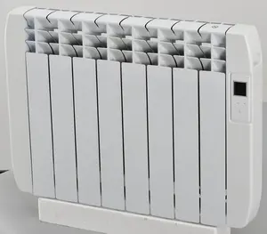 electric oil radiator heater with adjustable thermostat tip-over over-heat protection open window presence detection