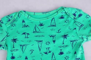 Tutina a Maniche Corte in Cotone 100% con Design Casuale per Neonati e Bambini - Product Image 6