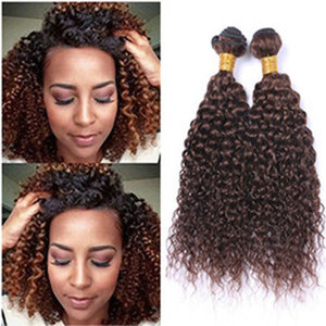 New Arrival Unprocessed Virgin Human Chocolate Color <strong>Hair</strong> <strong>Extensions</strong> Kinky Curly Human <strong>Hair</strong> Bundles <strong>for</strong> <strong>Sale</strong> - Product Image 6