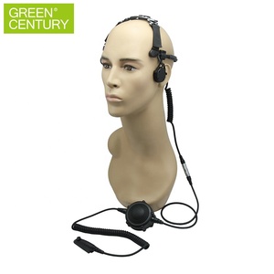 Hai chiều đài phát thanh xương dẫn tai nghe microphone, cuộc gọi đến rung động - Product Image 1