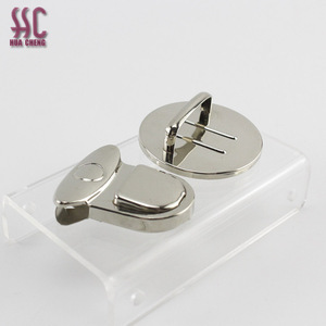 Serrure <span class=keywords><strong>à</strong></span> pression en métal antique, pour sacs, serrure portefeuille - Product Image 4