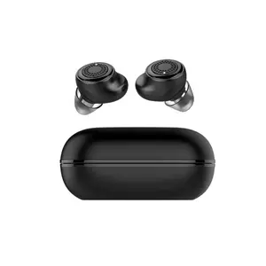 Tốt nhất 5.0 mini vô hình Đúng không dây thể thao tai nghe TWS Tai Nghe Bluetooth Với tiếng ồn hủy bỏ Cho Iphone