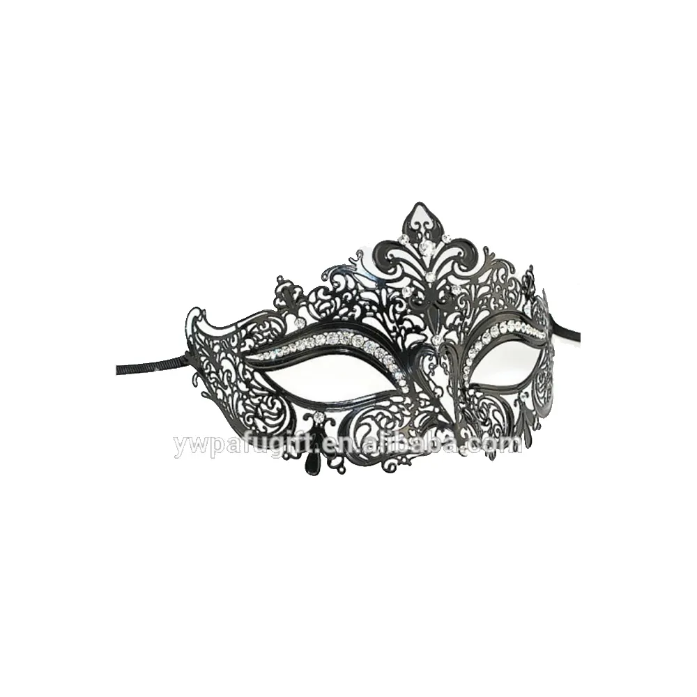 Vrouwen Partij Decoratie Masker Vampire Laser Cut Venetiaanse Partij Masker Levert Charm Metal Masker
