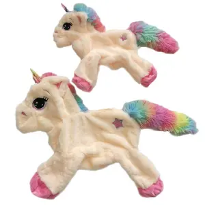 Soft Unstuffed Empty Plush Skin Toy 40cm Plush Unicorn Animal Shaped Plush Toys