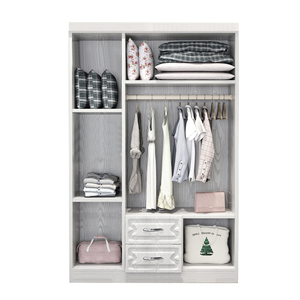 <span class=keywords><strong>Armadio</strong></span> a Muro <span class=keywords><strong>Bianco</strong></span> di Foshan, Design a 3 Ante in MDF, Personalizzabile, <span class=keywords><strong>Armadio</strong></span> in <span class=keywords><strong>Plastica</strong></span> con Colori Vari - Product Image 2