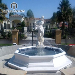 Fuente de Jardín con Mujer Desnuda al Aire Libre, Fuente de Agua de Mármol de Piedra Natural con Chica <span class=keywords><strong>Sexy</strong></span> en Venta - Product Image 2