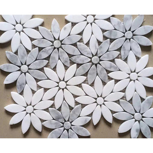 Đá Cuội Đá Cẩm Thạch Tự Nhiên Họa Tiết Khảm Đá Cẩm Thạch Tròn Cho Gạch Lát Sàn Gạch Khảm Tròn Penny Trong Nhà - Product Image 5