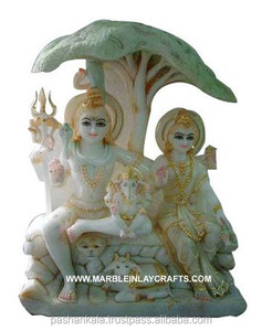 รูปปั้นหินอ่อน Shive Parivar - Product Image 1