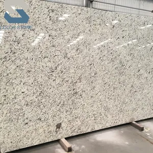 Top quality natural stone slab cheap imported brazilian white rose granite