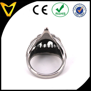 <span class=keywords><strong>แหวน</strong></span>ปากผีหัวกะโหลกแนวแฟชั่นสำหรับผู้ชายแหวนปากปีศาจแนวโกธอีโมพังก์แนวฟันปลาฉลามหัวกระโหลกเหล็ก - Product Image 4