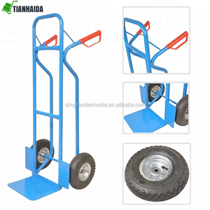 접는 손 트럭 2 in 1 Multi-Functional 돌리 원예 Lawn 잎 백 Support 플랫폼 트럭 카트 - Product Image 5