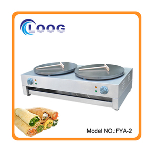 2016 Giratoria Doble Comercial Crepera Eléctrica/Máquina de Crepé de Decisiones - Product Image 1