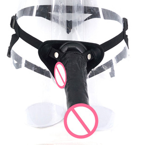 FAAK-consolador de juguete para sexo lésbico, pantalones de 23,5 cm, Juguetes sexuales de bondage, consolador con cinturón, consolador con correa para lésbica - Product Image 2