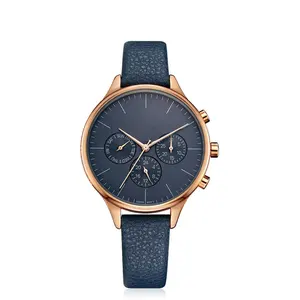 Простые Дизайнерские тонкие часы с японским механизмом, кварцевые модные брендовые наручные часы для женщин