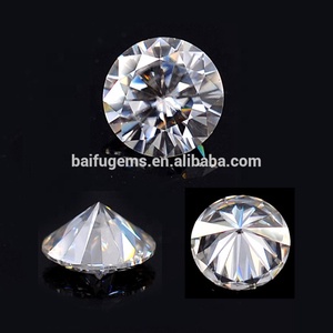 Joyería Baifu 10mm 4ct Blanco claro DEF <span class=keywords><strong>Color</strong></span> Diamante de moissanita sintético redondo - Product Image 3