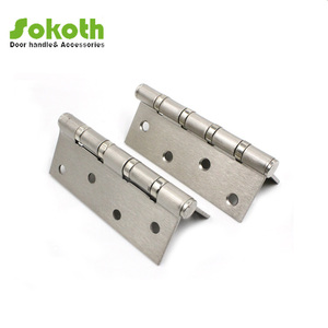 Charnière de porte du Moyen-Orient, charnière en fer nickel satiné 4 ", charnière pour portes de meubles - Product Image 2